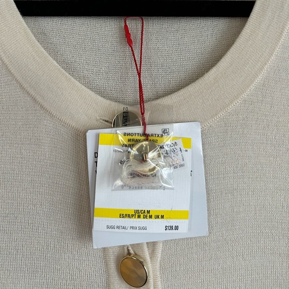 Anne klein cream cardigan - Picture 4 of 5